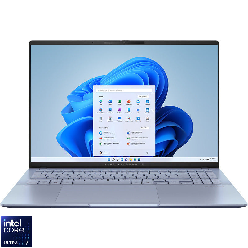 ASUS Vivobook S 16 Intel Core Ultra 7 16inch 3K 16GB 1TB M.2 NVMe PCIe 4.0 SSD Intel Arc Graphics W11P 2Y Mist Blue "S5606CA-RI146X" (