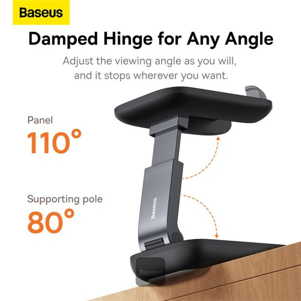 SUPORT Telefon Baseus Seashell Series Folding, pt. SmartPhone, pentru birou, negru "B10551500111-00" - 6932172630188