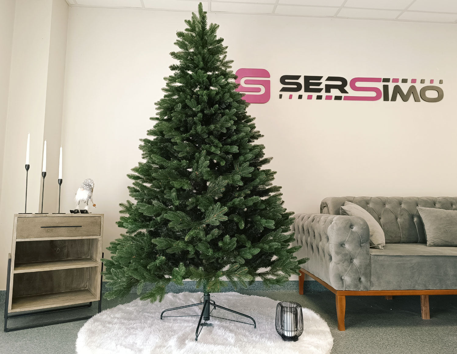 Brad artificial Christmas Deluxe by Sersimo, Belgia, 2D+3D, 210cm