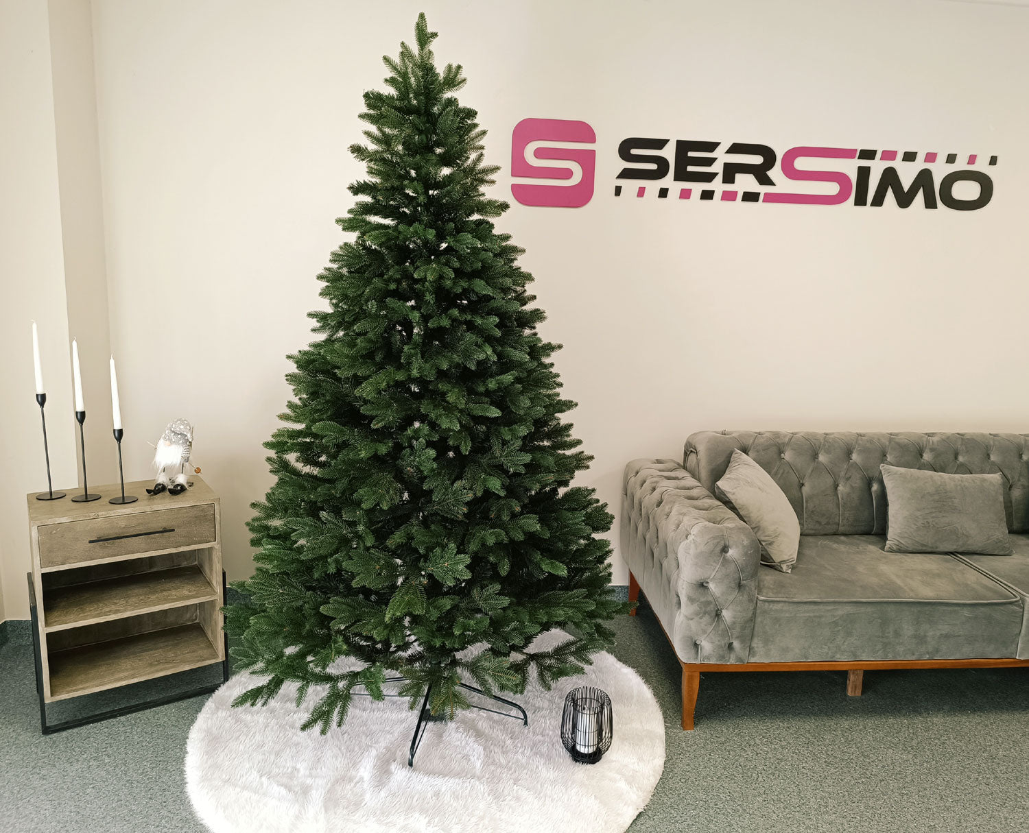 Brad artificial Christmas Deluxe by Sersimo, Belgia, 2D+3D, 210cm