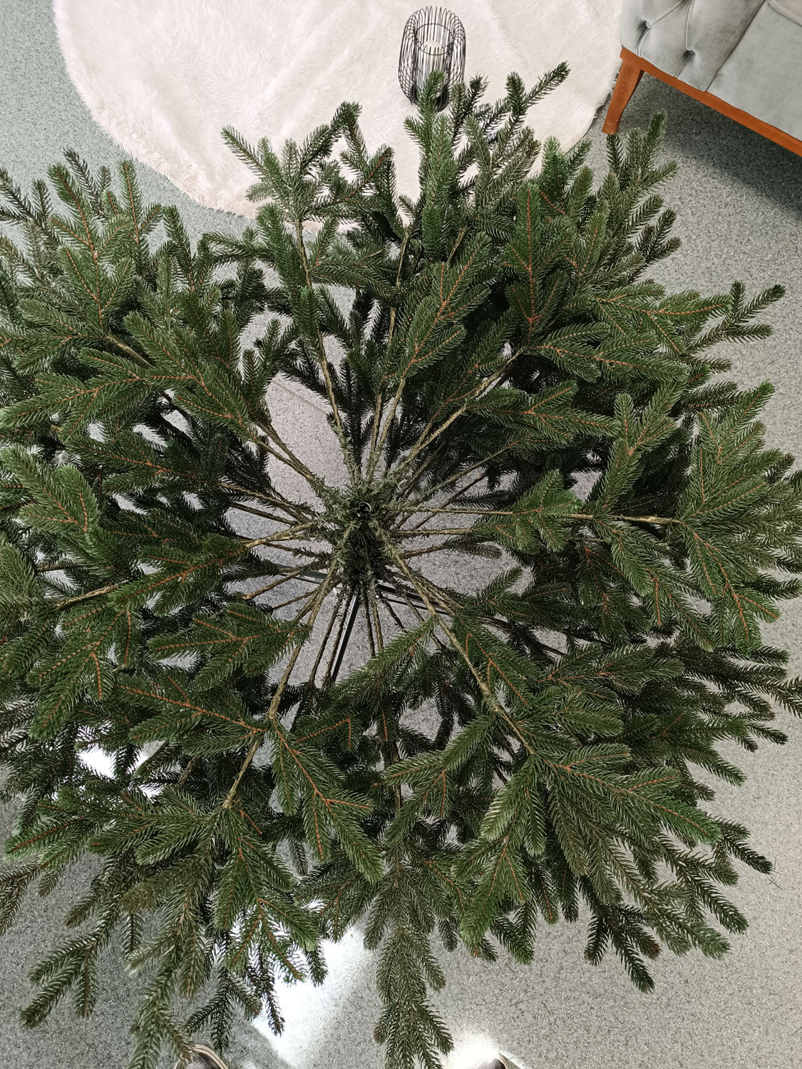 Brad artificial Christmas Deluxe by Sersimo, Viena verde, 3D, 180cm