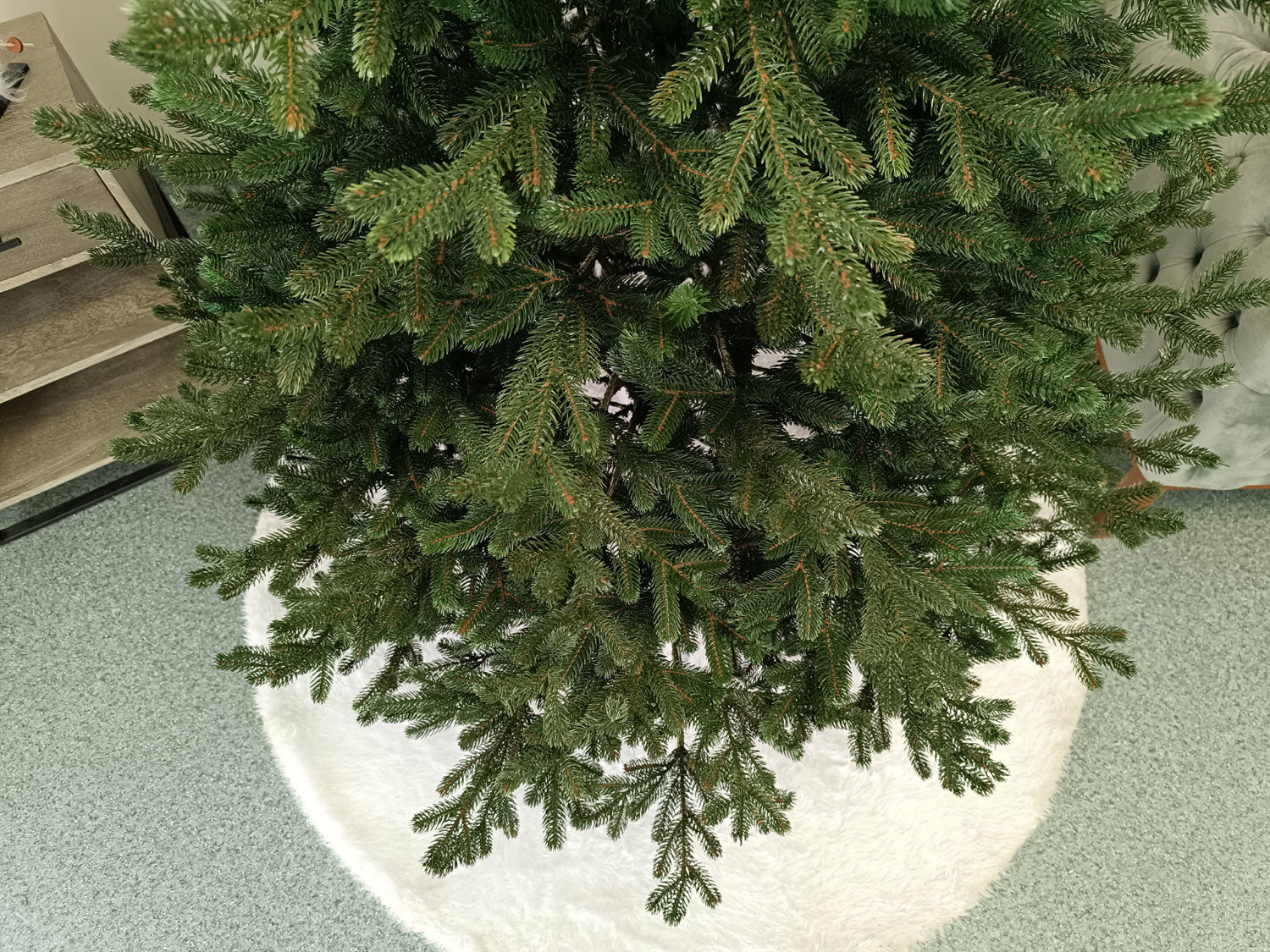 Brad artificial Christmas Deluxe by Sersimo, Viena verde, 3D, 180cm
