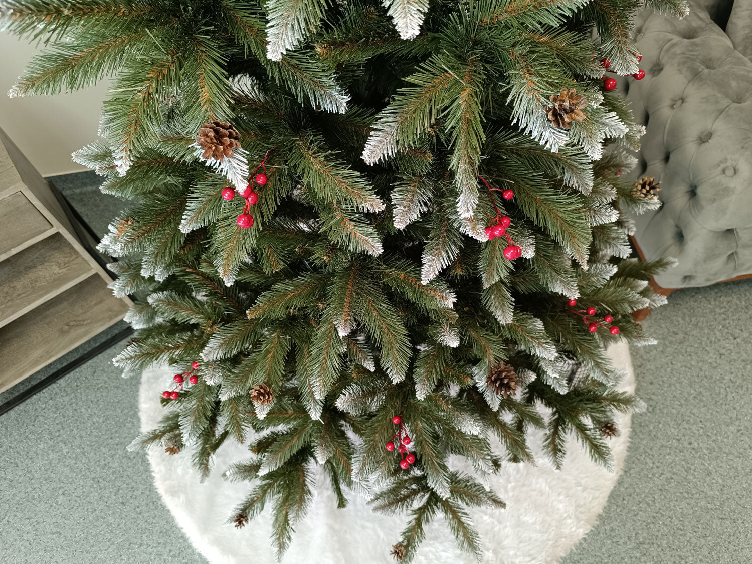 Brad artificial Christmas Deluxe by Sersimo, Frasin de Munte, 2D, 240cm
