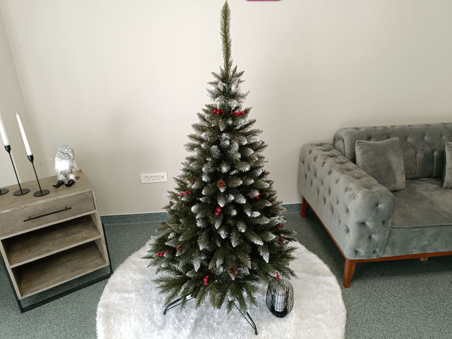 Brad artificial Christmas Deluxe by Sersimo, Frasin de Munte, 2D, 150cm