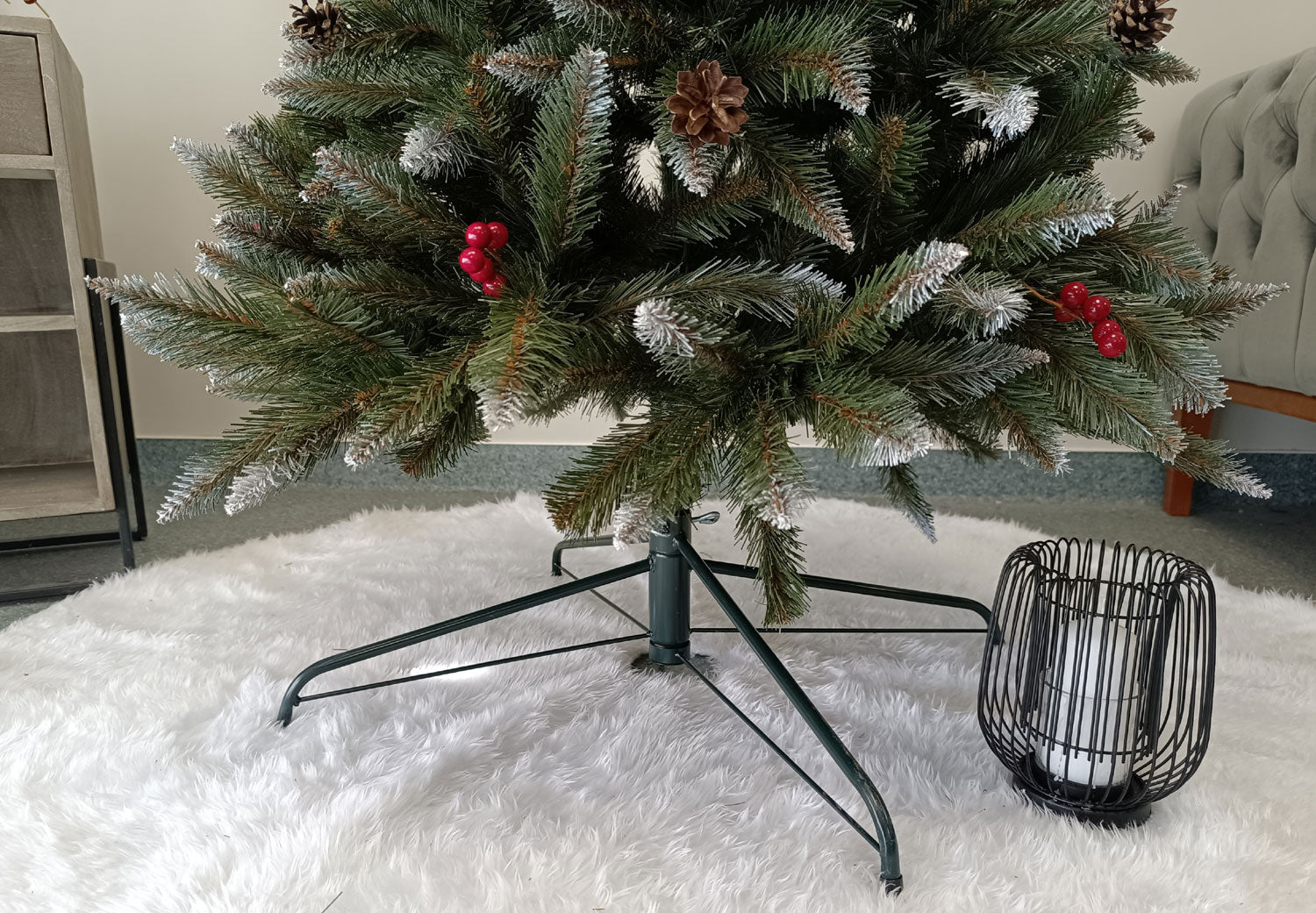 Brad artificial Christmas Deluxe by Sersimo, Frasin de Munte, 2D, 150cm