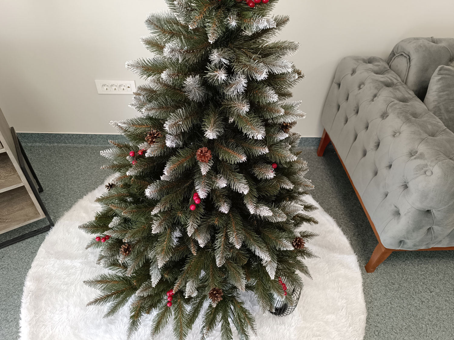 Brad artificial Christmas Deluxe by Sersimo, Frasin de Munte, 2D, 150cm