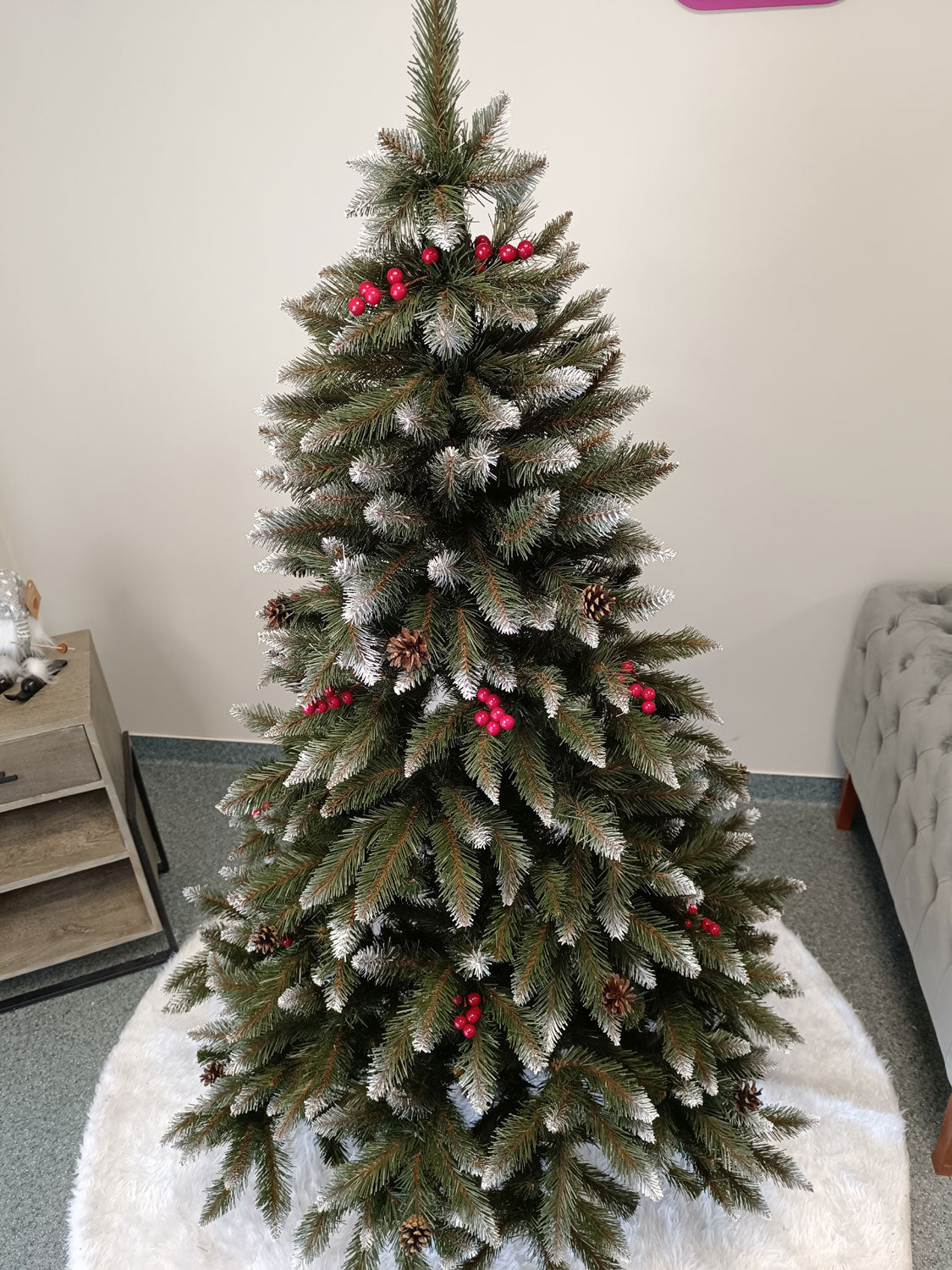 Brad artificial Christmas Deluxe by Sersimo, Frasin de Munte, 2D, 180cm