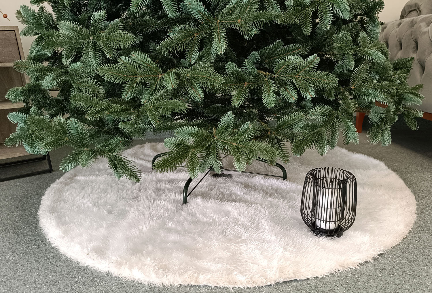 Brad artificial Christmas Deluxe by Sersimo, Canada argintiu, 3D, 250cm