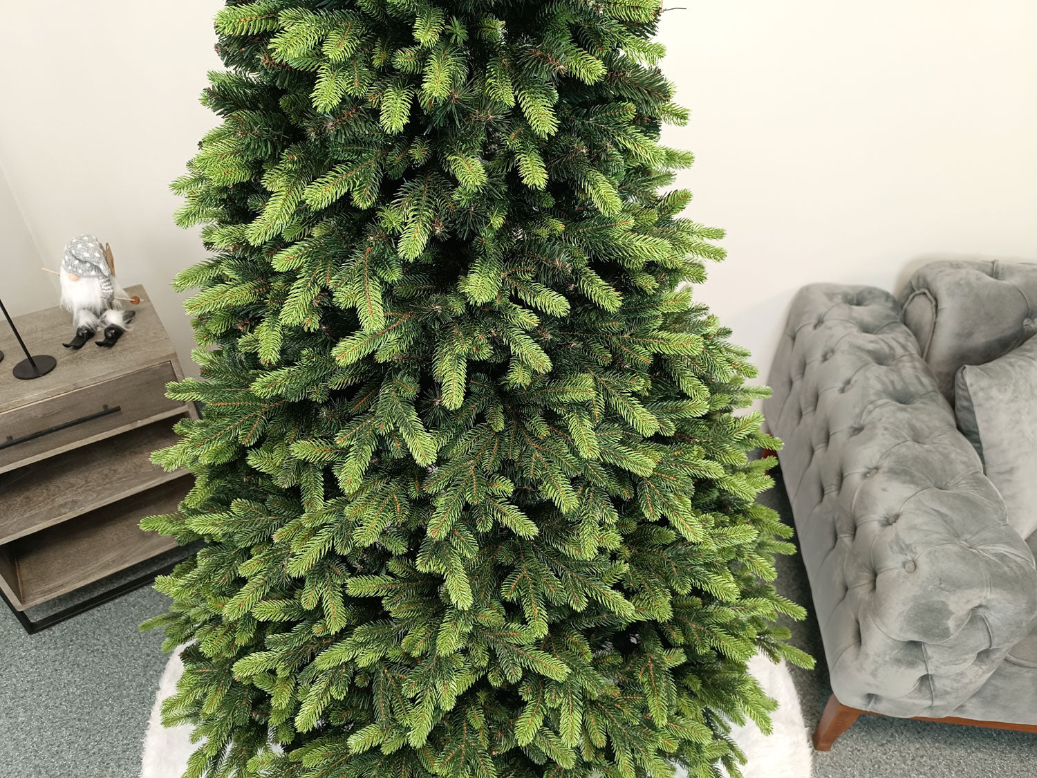 Brad artificial Christmas Deluxe by Sersimo, Carpati cu varfuri verzi, 2D+3D, 210cm
