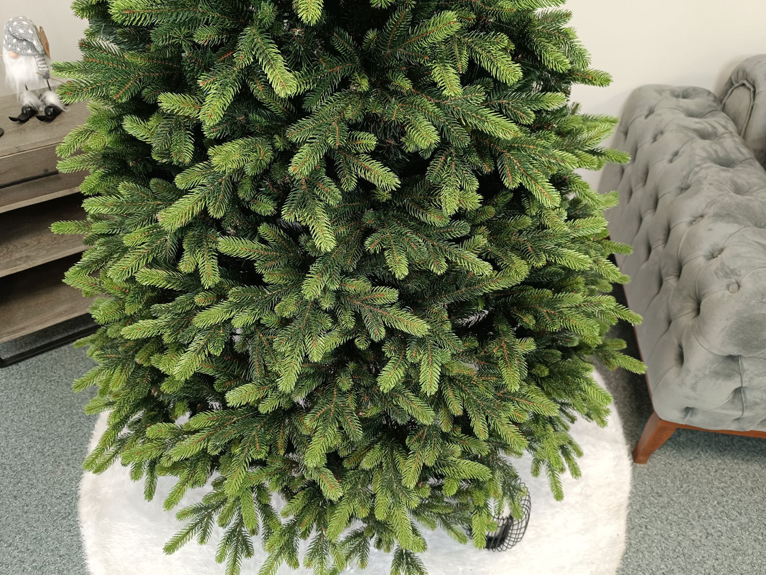 Brad artificial Christmas Deluxe by Sersimo, Carpati cu varfuri verzi, 2D+3D, 210cm