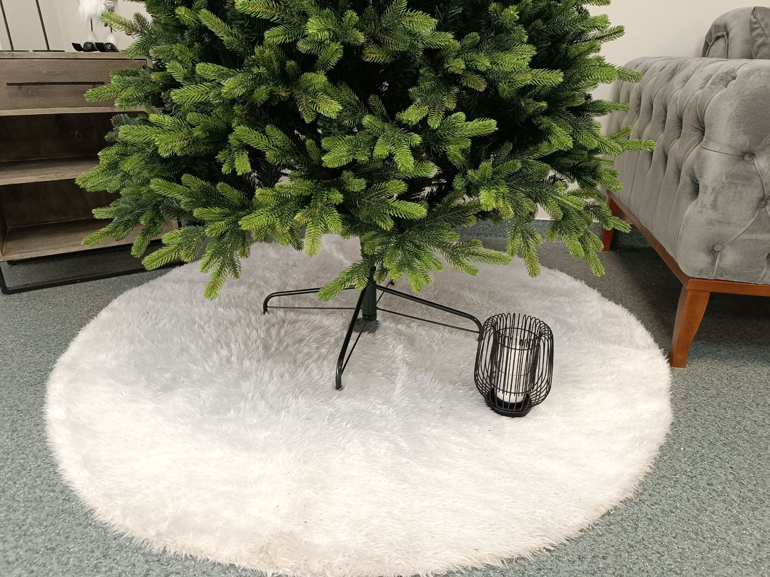 Brad artificial Christmas Deluxe by Sersimo, Carpati cu varfuri verzi, 2D+3D, 210cm