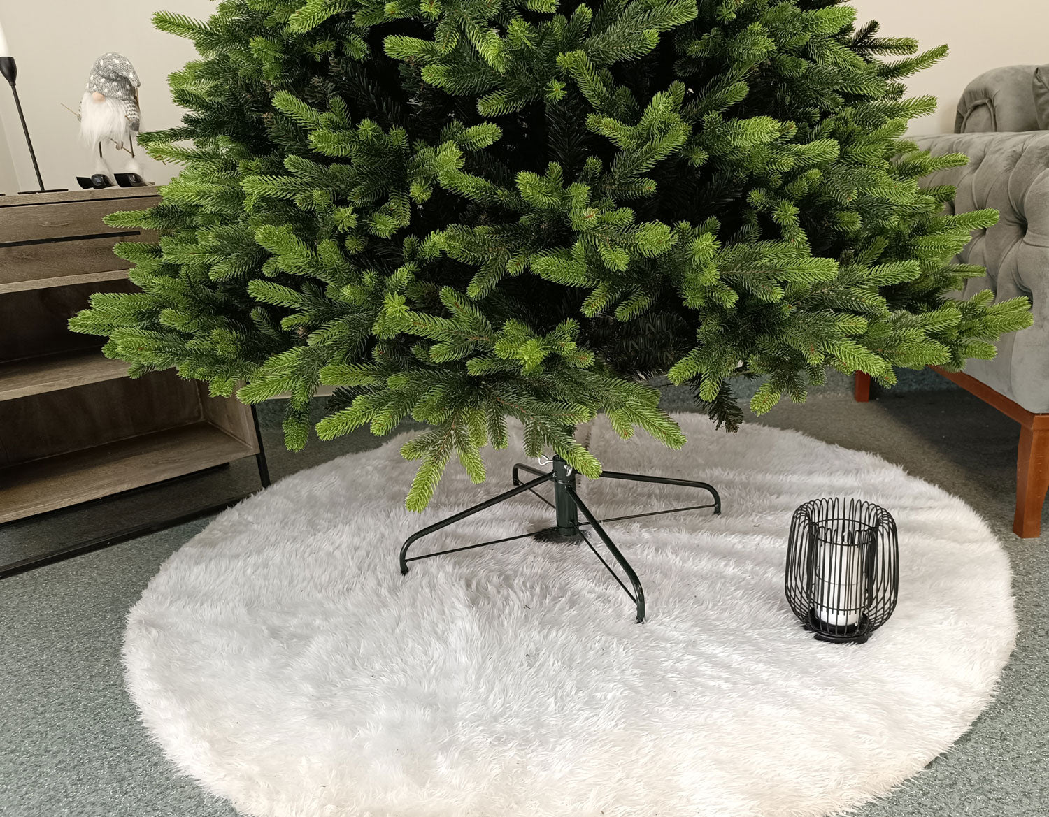 Brad artificial Christmas Deluxe by Sersimo, Carpati cu varfuri verzi, 2D+3D, 230cm