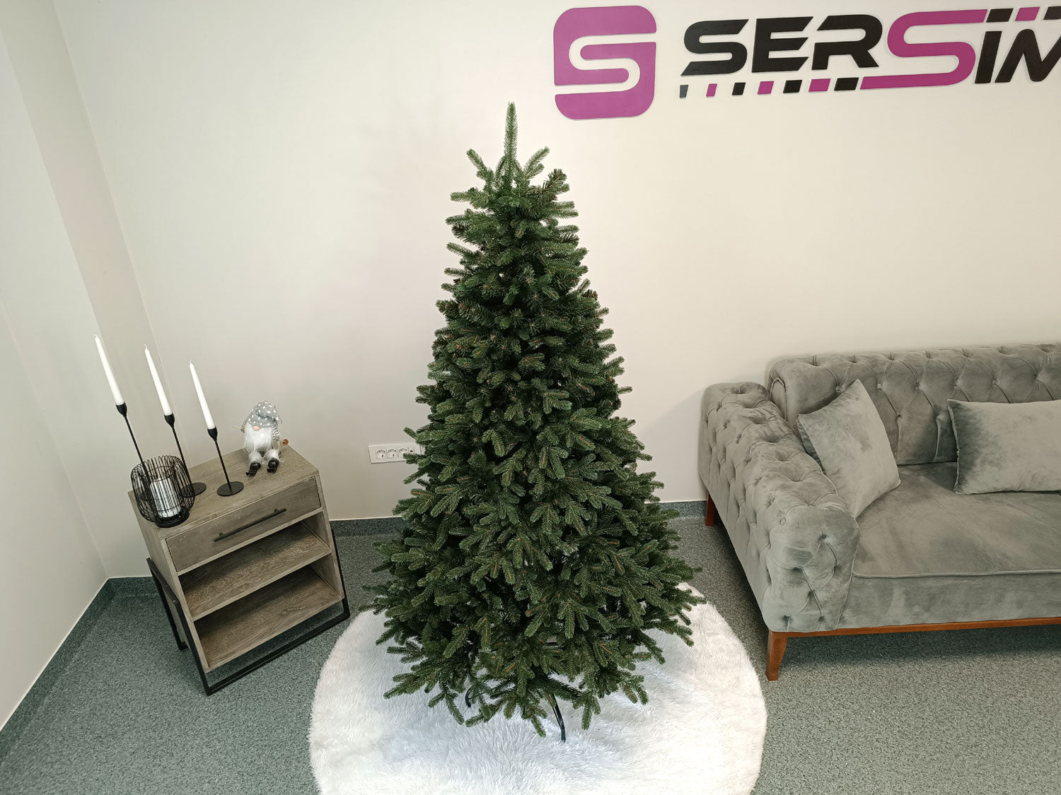 Brad artificial Christmas Deluxe by Sersimo, Carpati, 2D+3D, 180cm