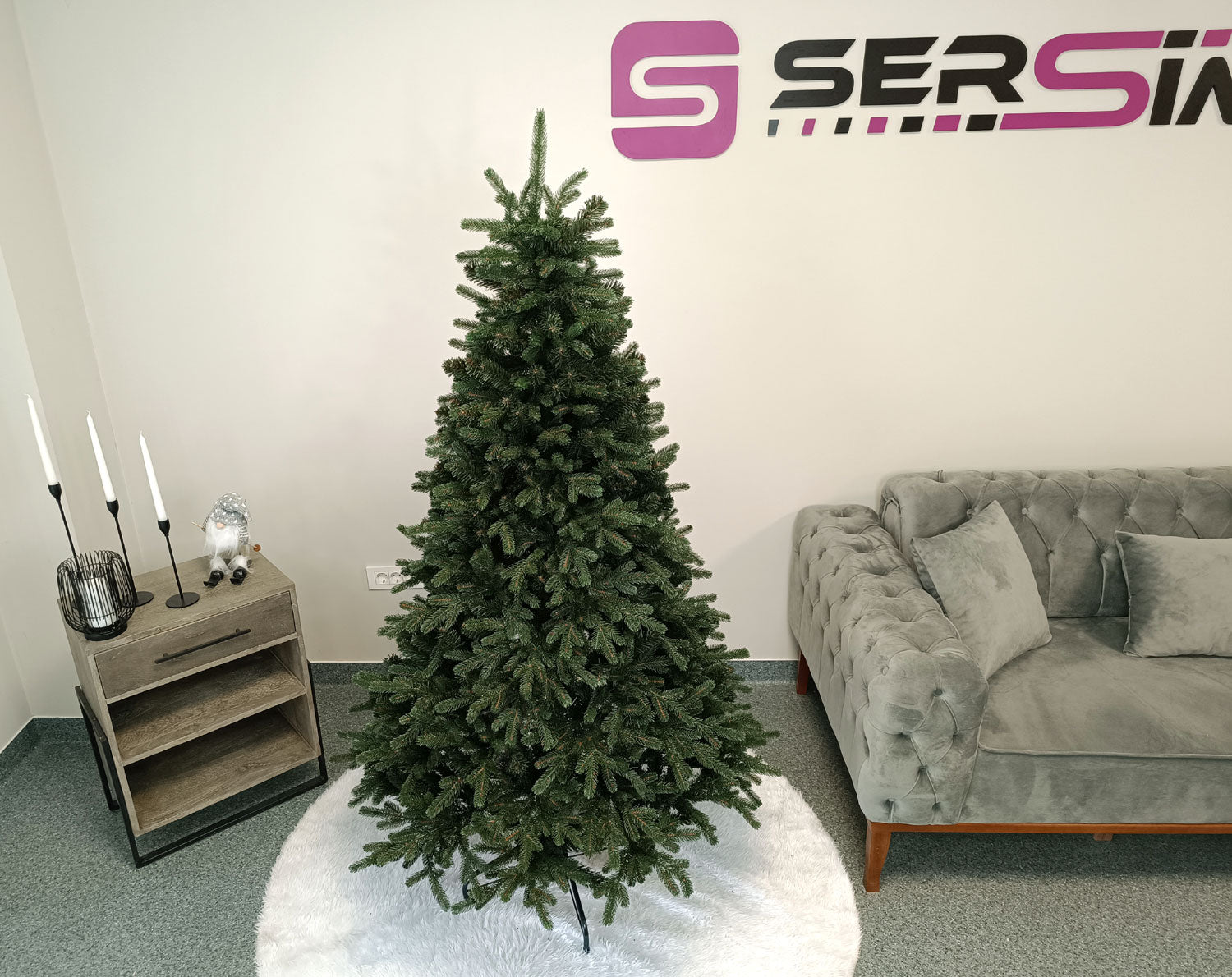 Brad artificial Christmas Deluxe by Sersimo, Carpati, 2D+3D, 180cm