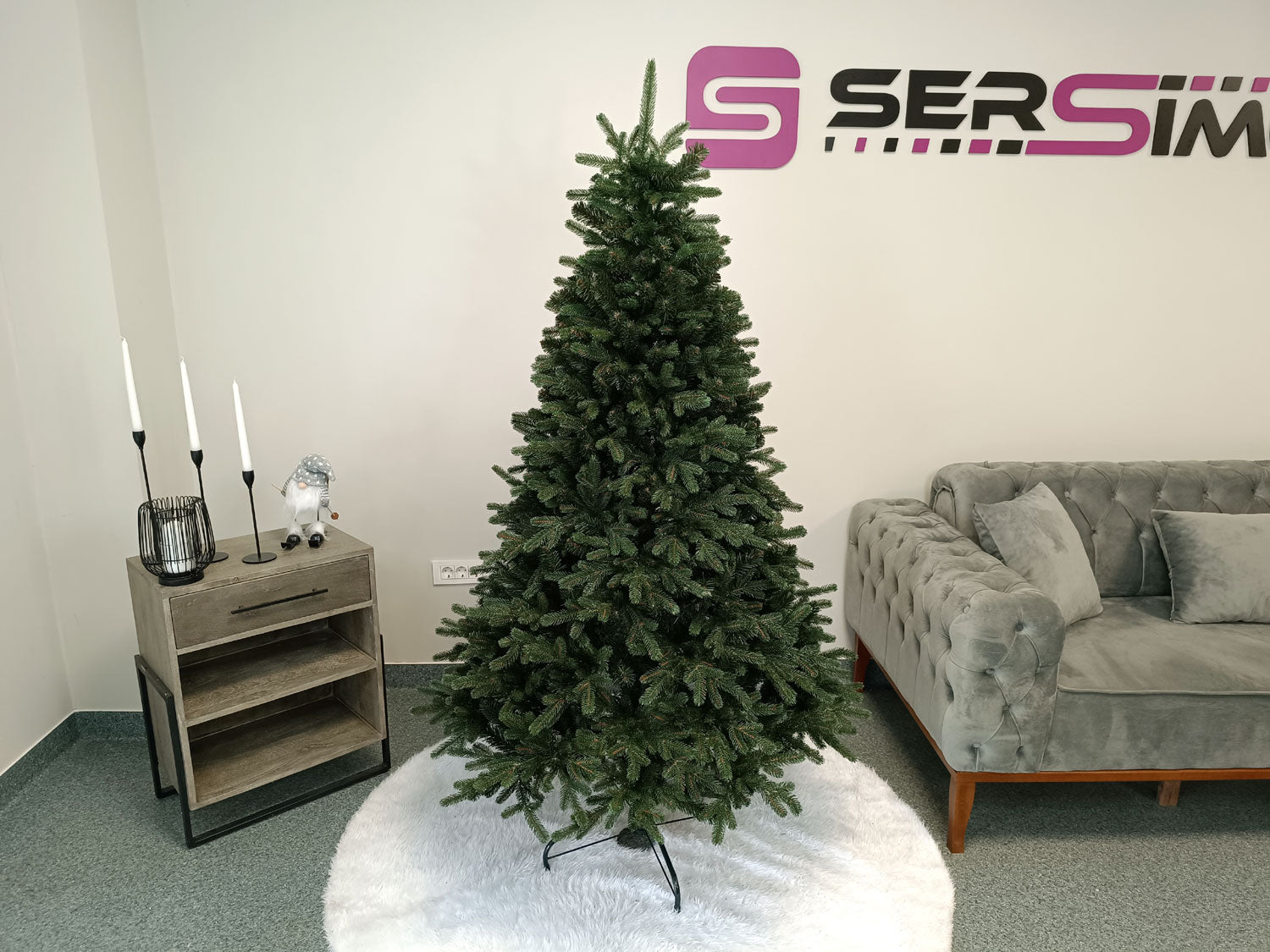 Brad artificial Christmas Deluxe by Sersimo, Carpati, 2D+3D, 180cm