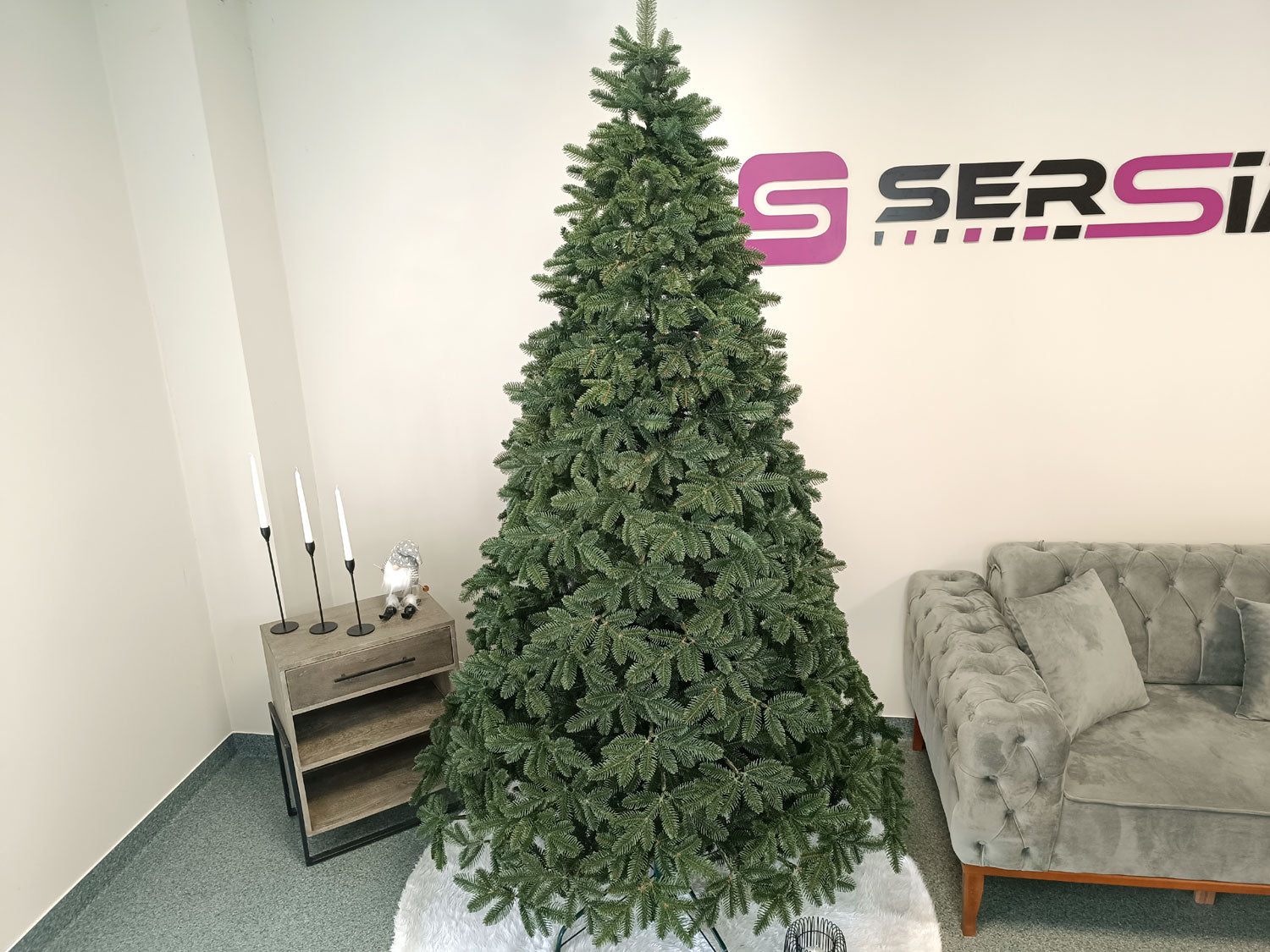 Brad artificial Christmas Deluxe by Sersimo, Canada verde, 3D, 250cm