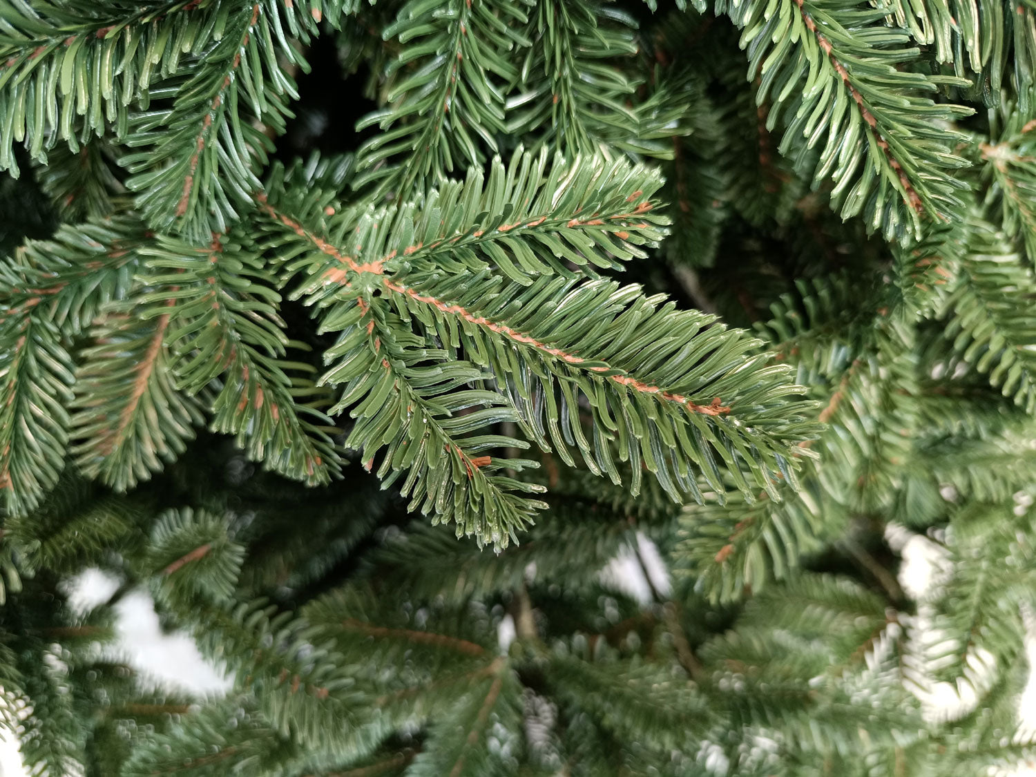 Brad artificial Christmas Deluxe by Sersimo, Canada verde, 3D, 210cm