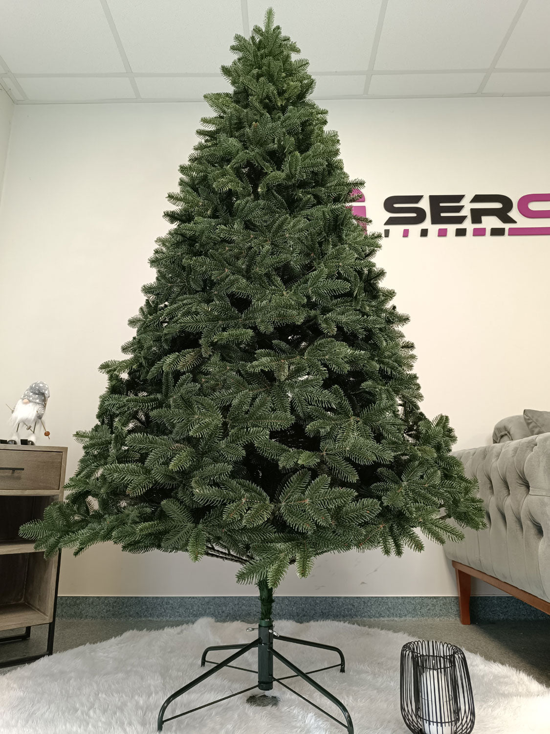 Brad artificial Christmas Deluxe by Sersimo, Canada verde, 3D, 210cm