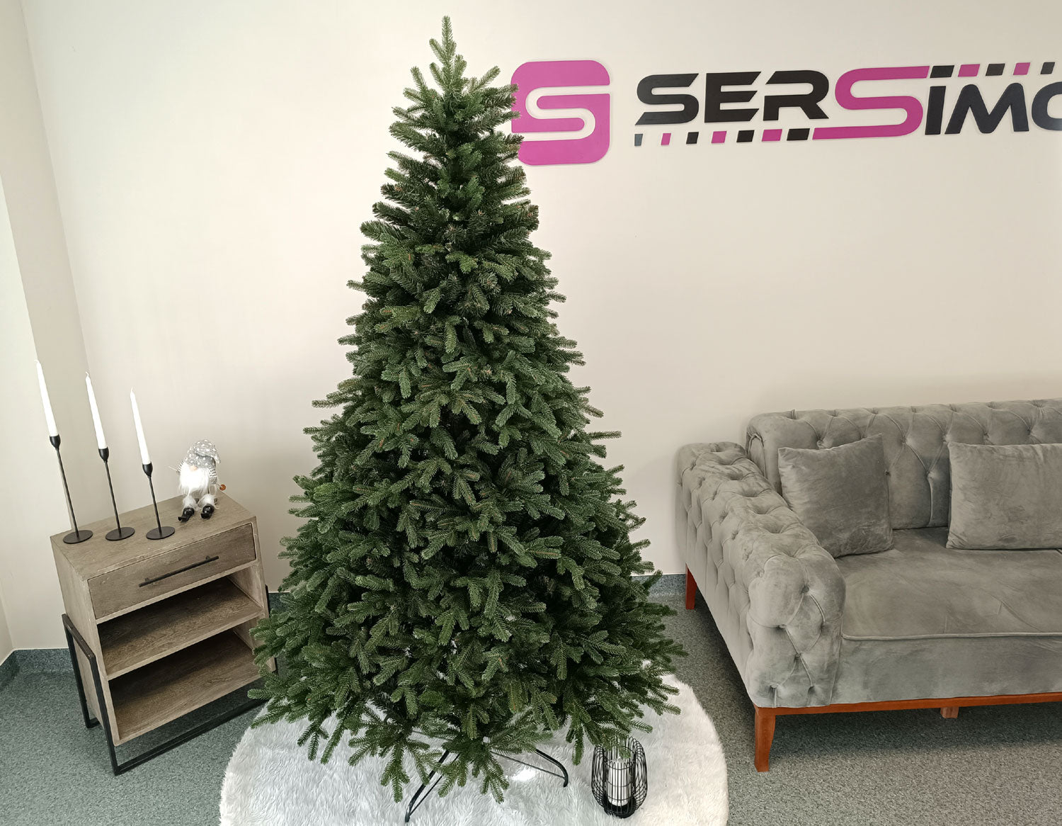 Brad artificial Christmas Deluxe by Sersimo, Carpati, 2D+3D, 210cm