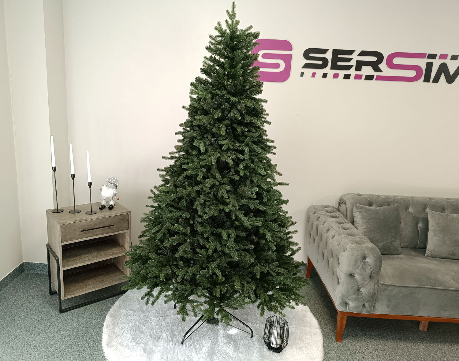 Brad artificial Christmas Deluxe by Sersimo, Carpati, 2D+3D, 210cm