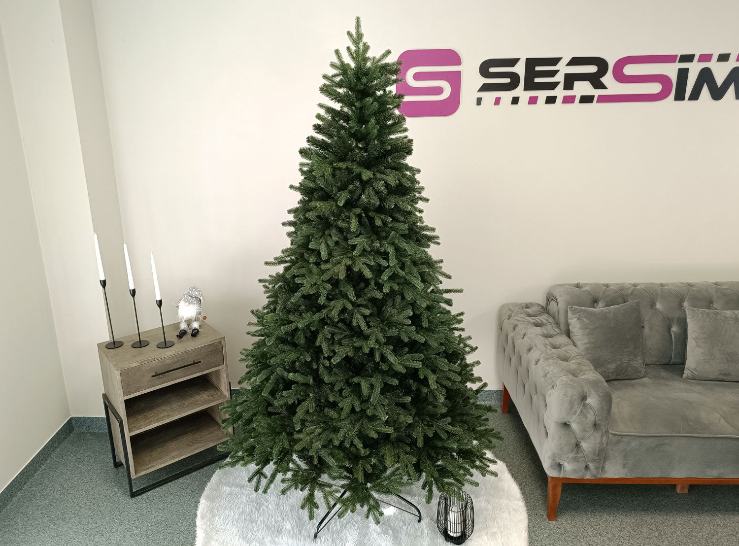 Brad artificial Christmas Deluxe by Sersimo, Carpati, 2D+3D, 210cm