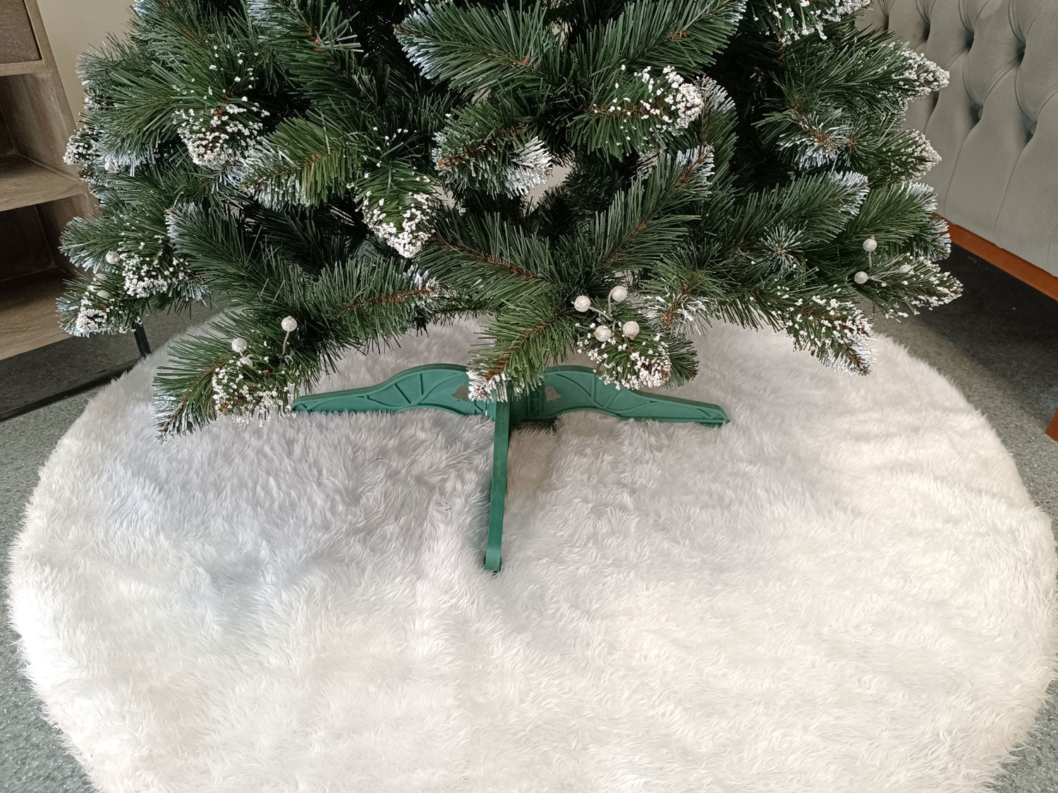 Brad artificial Christmas Deluxe by Sersimo, Crystal nins cu merisoare, 2D, 200cm
