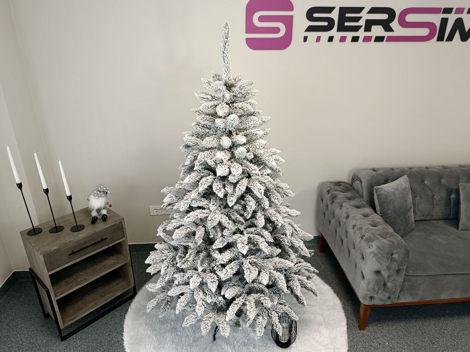 Brad artificial Christmas Deluxe by Sersimo, Victoria nins, 2D, 180cm
