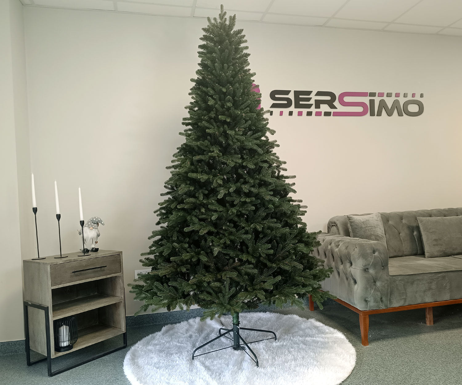 Brad artificial Christmas Deluxe by Sersimo, Carpati, 2D+3D, 230cm