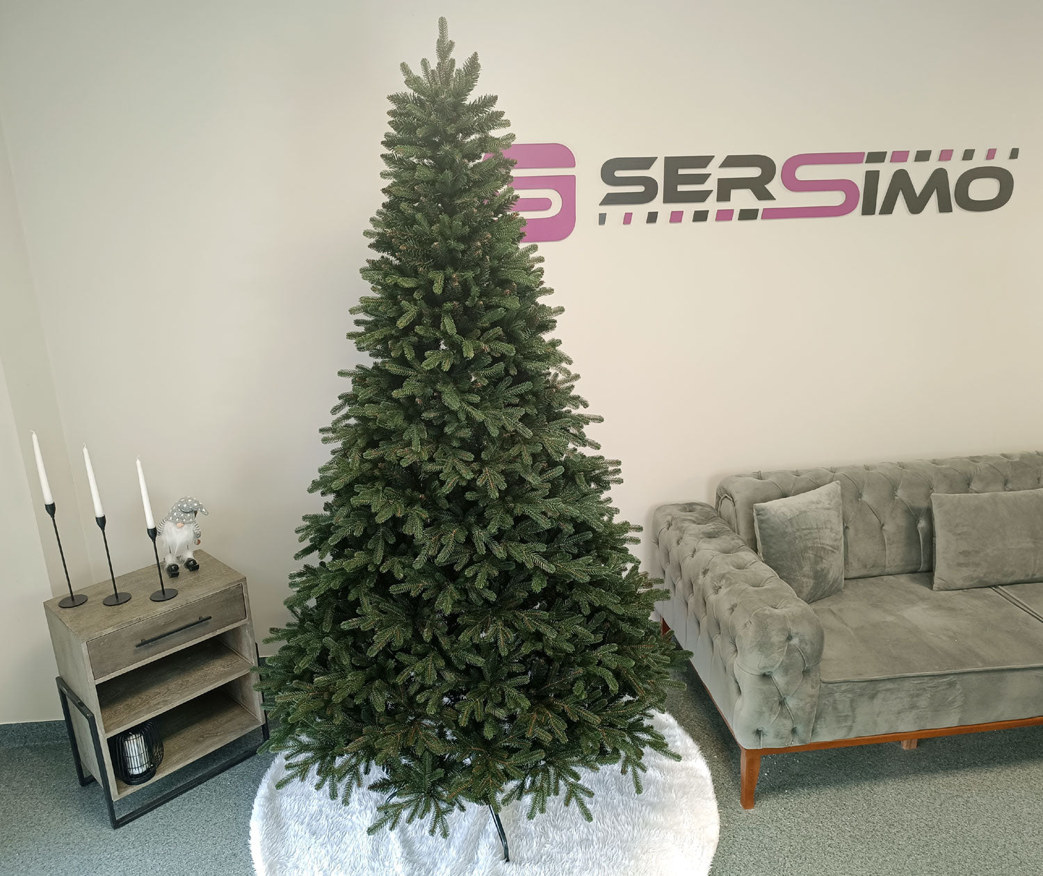 Brad artificial Christmas Deluxe by Sersimo, Carpati, 2D+3D, 230cm
