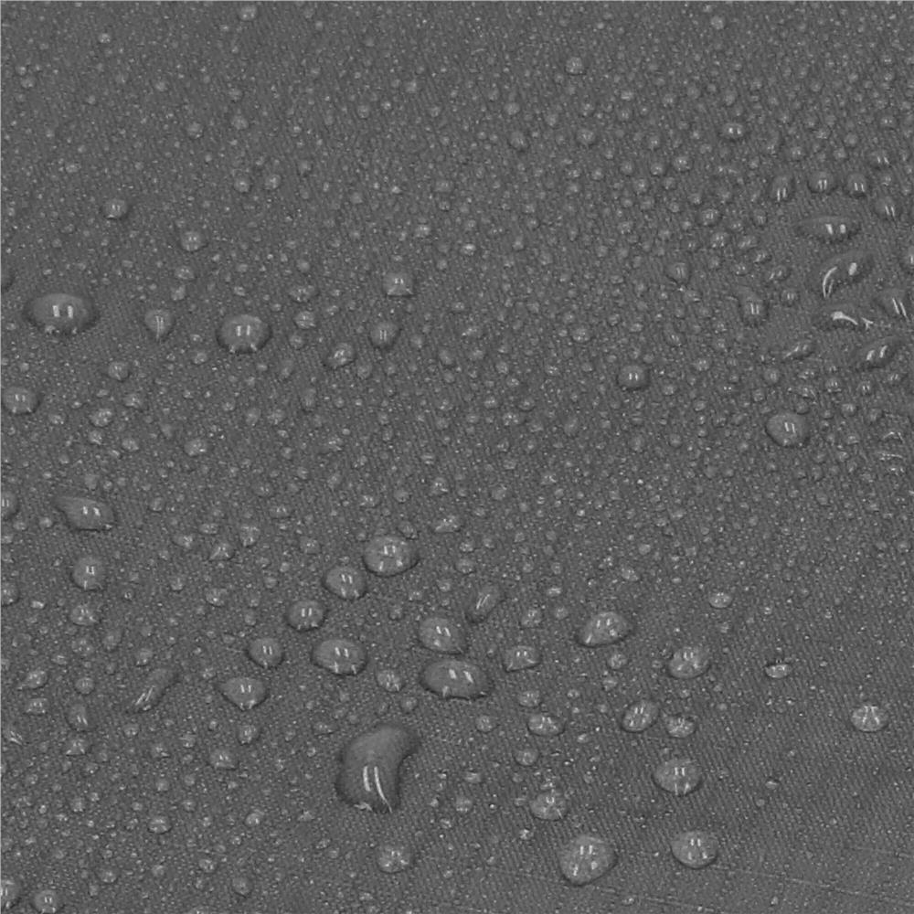 Cearsaf de plaja cu geanta de transport, 200x210cm, albastru gri