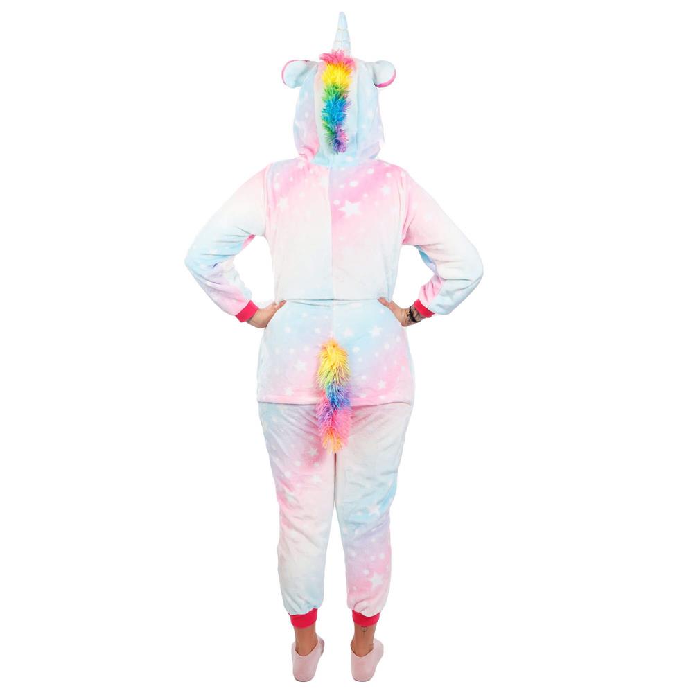 Pijama tip salopeta pentru dama, model unicorn, marime S
