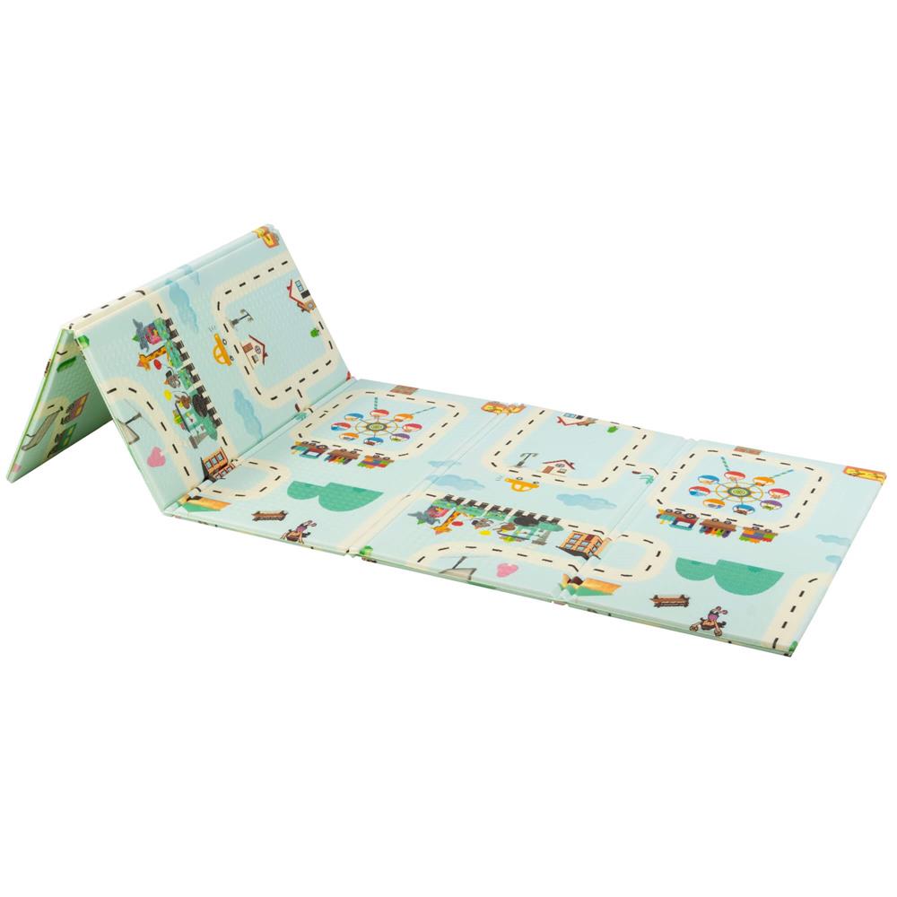 Covor pentru copii, din spuma moale XPE, non-alergic, 146×195 cm, cu animale