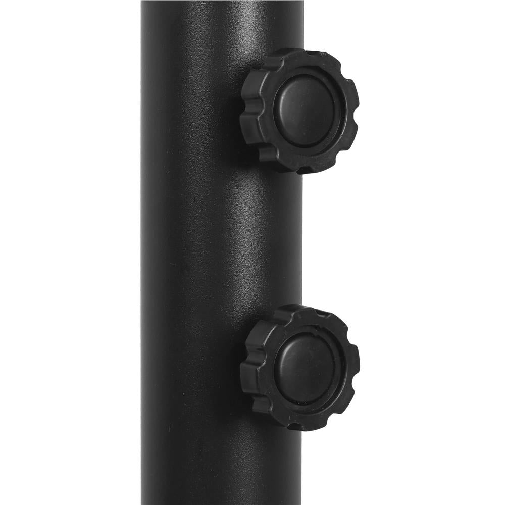 Umbrela de gradina cu brat lateral banana, cu husa, 300cm, rosu