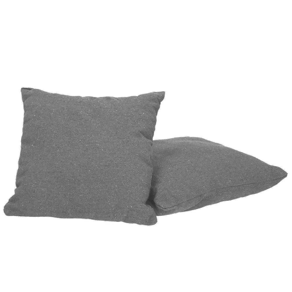 Hamac tip leagan suspendat pentru casa sau gradina, gri cu perne, 130x100cm, 150kg