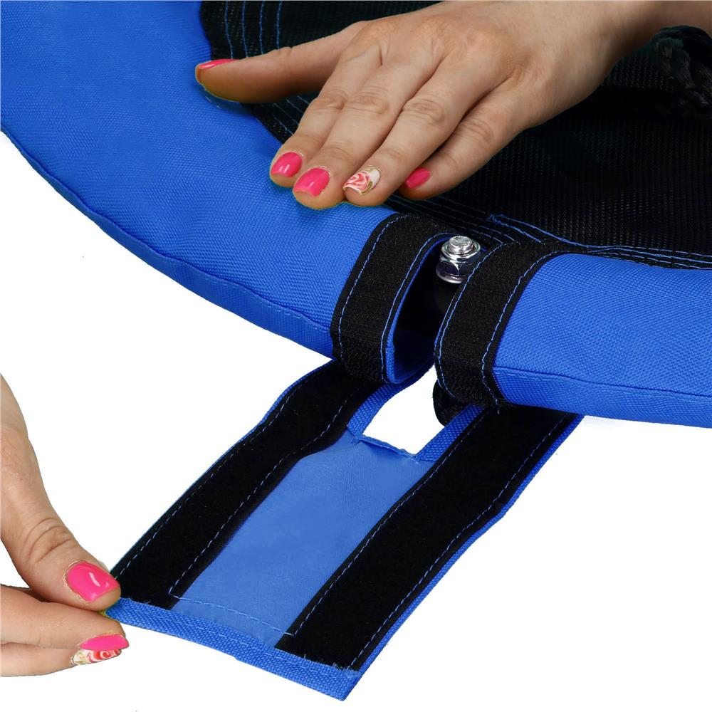 Leagan tip cuib Sersimo NS24, diametru 110cm, inaltime reglabila, pentru exterior, sarcina 150 kg, Albastru Negru