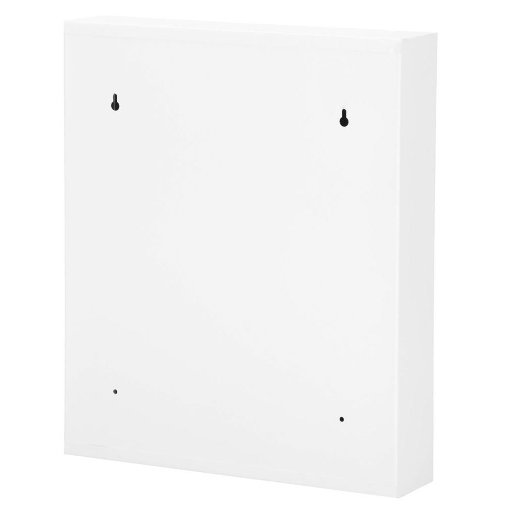 Cutie metalica din otel pentru 80 chei, echipata, 45x38x8cm, alba