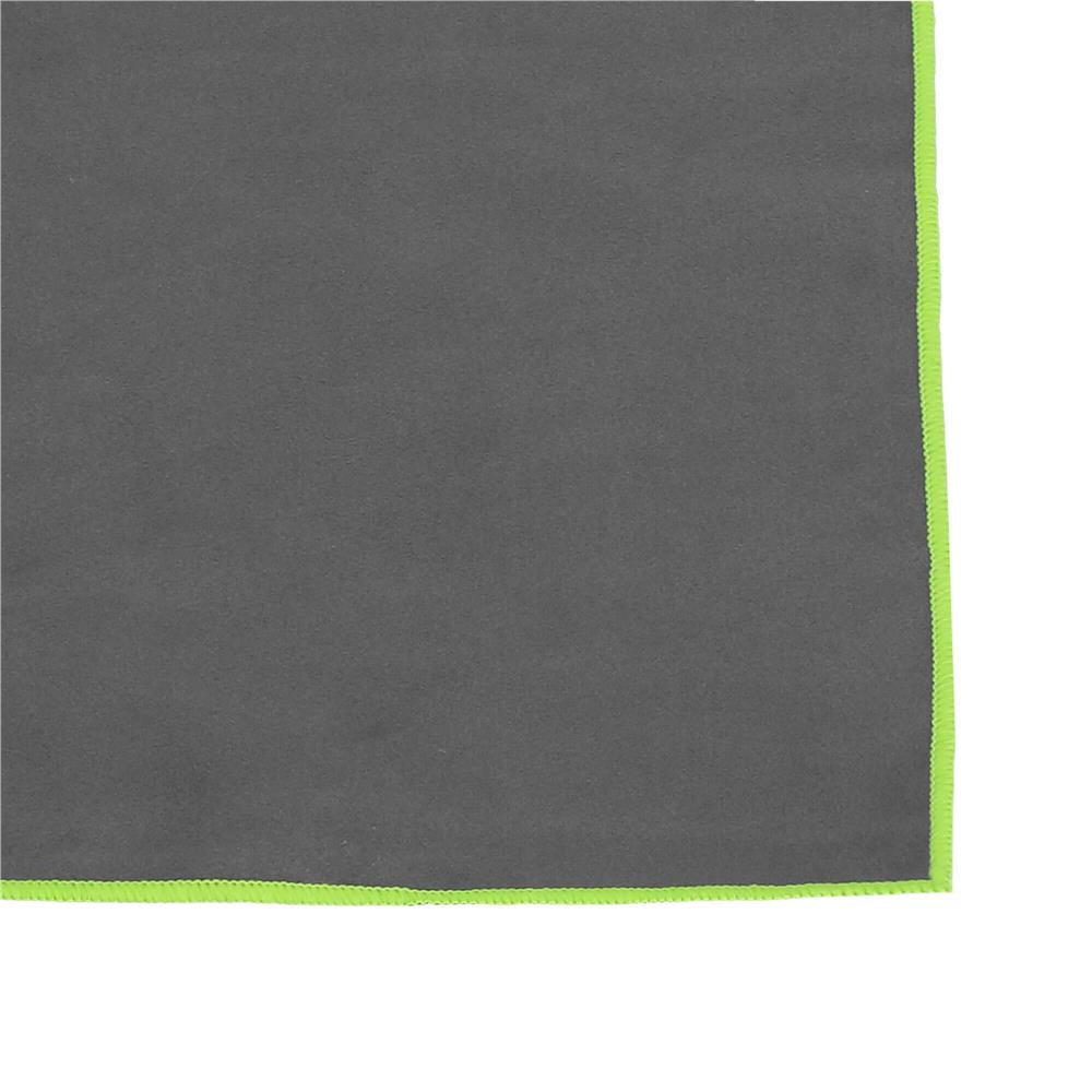 Prosop de plaja cu uscare de rapida, husa de transport, 90x180cm, gri