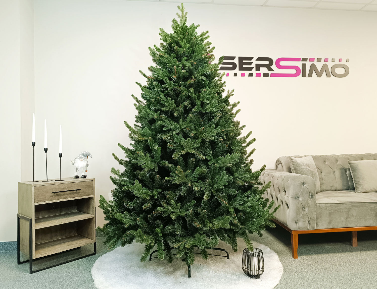 Brad artificial Christmas Deluxe by Sersimo, Royal Felara, 2D+3D, 210cm