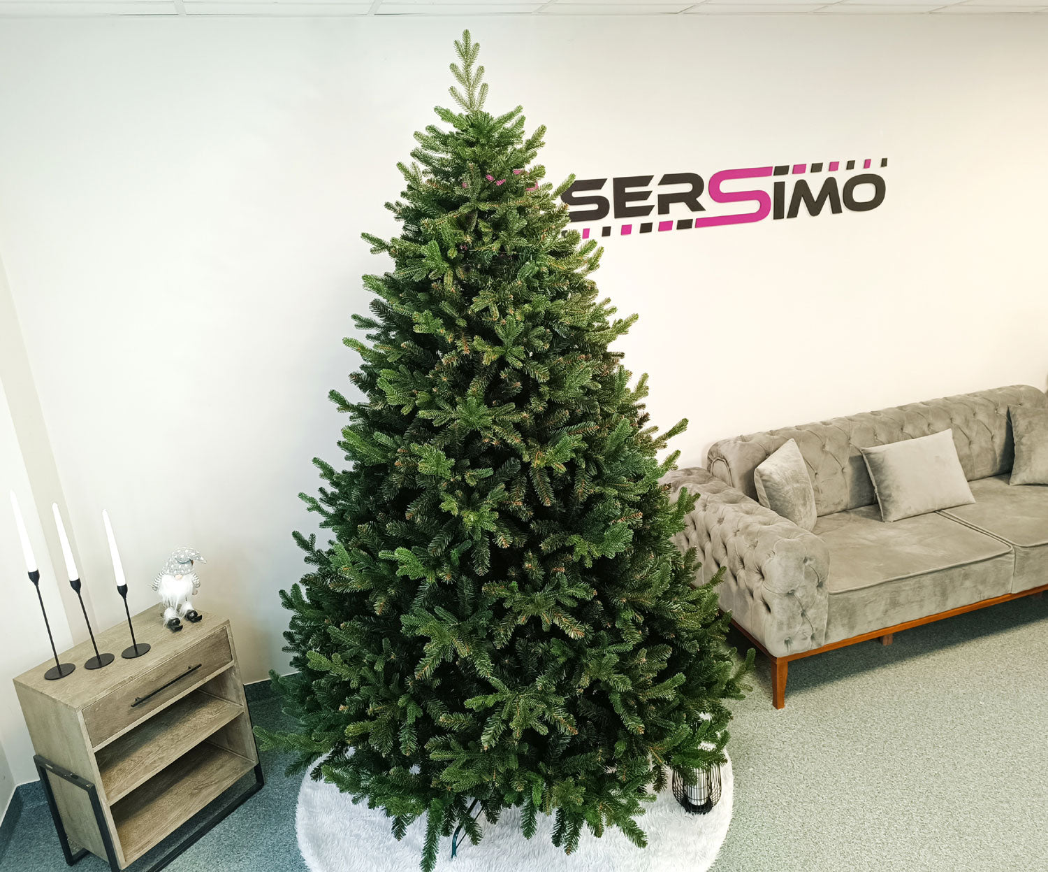Brad artificial Christmas Deluxe by Sersimo, Royal Felara, 2D+3D, 230cm