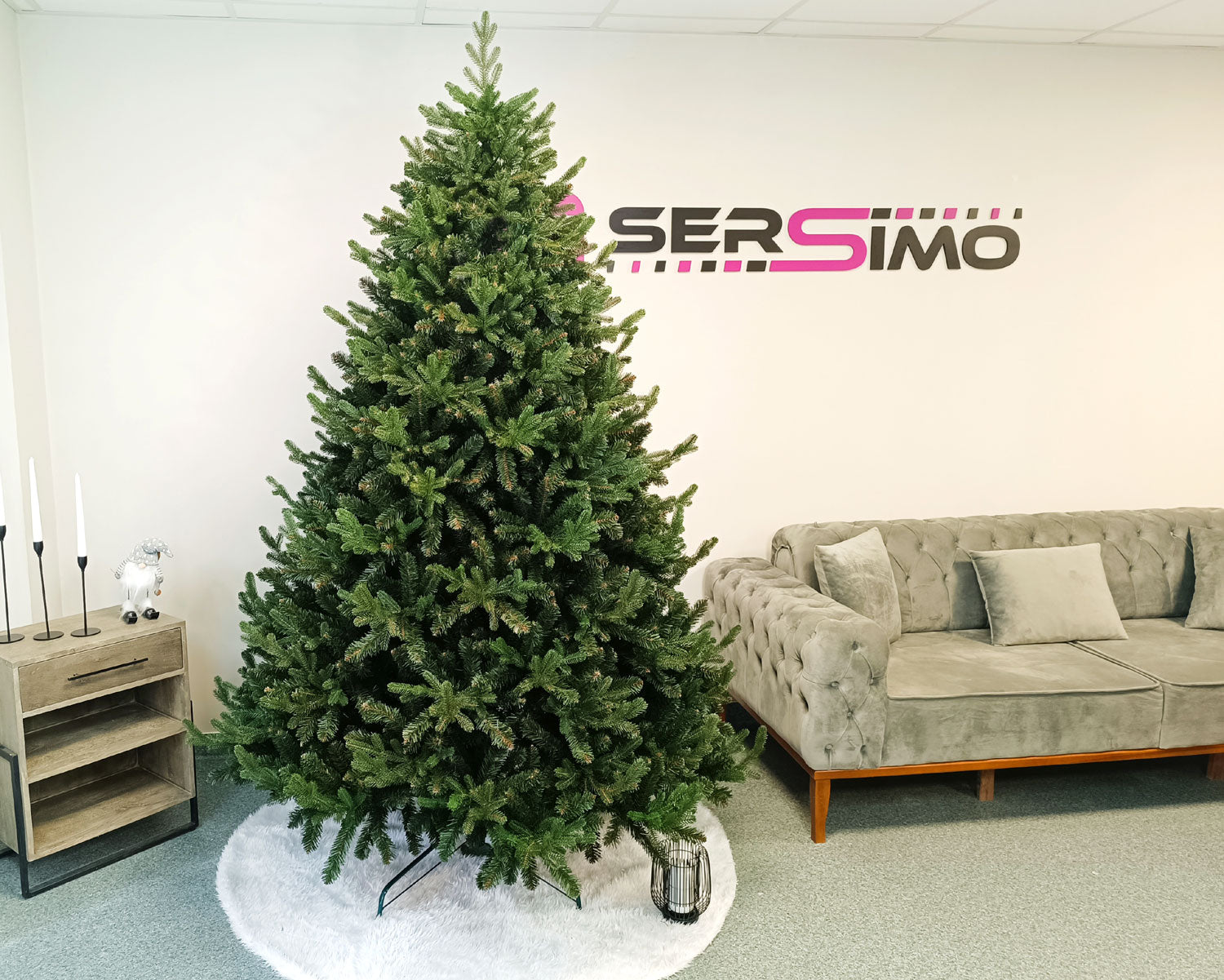Brad artificial Christmas Deluxe by Sersimo, Royal Felara, 2D+3D, 230cm