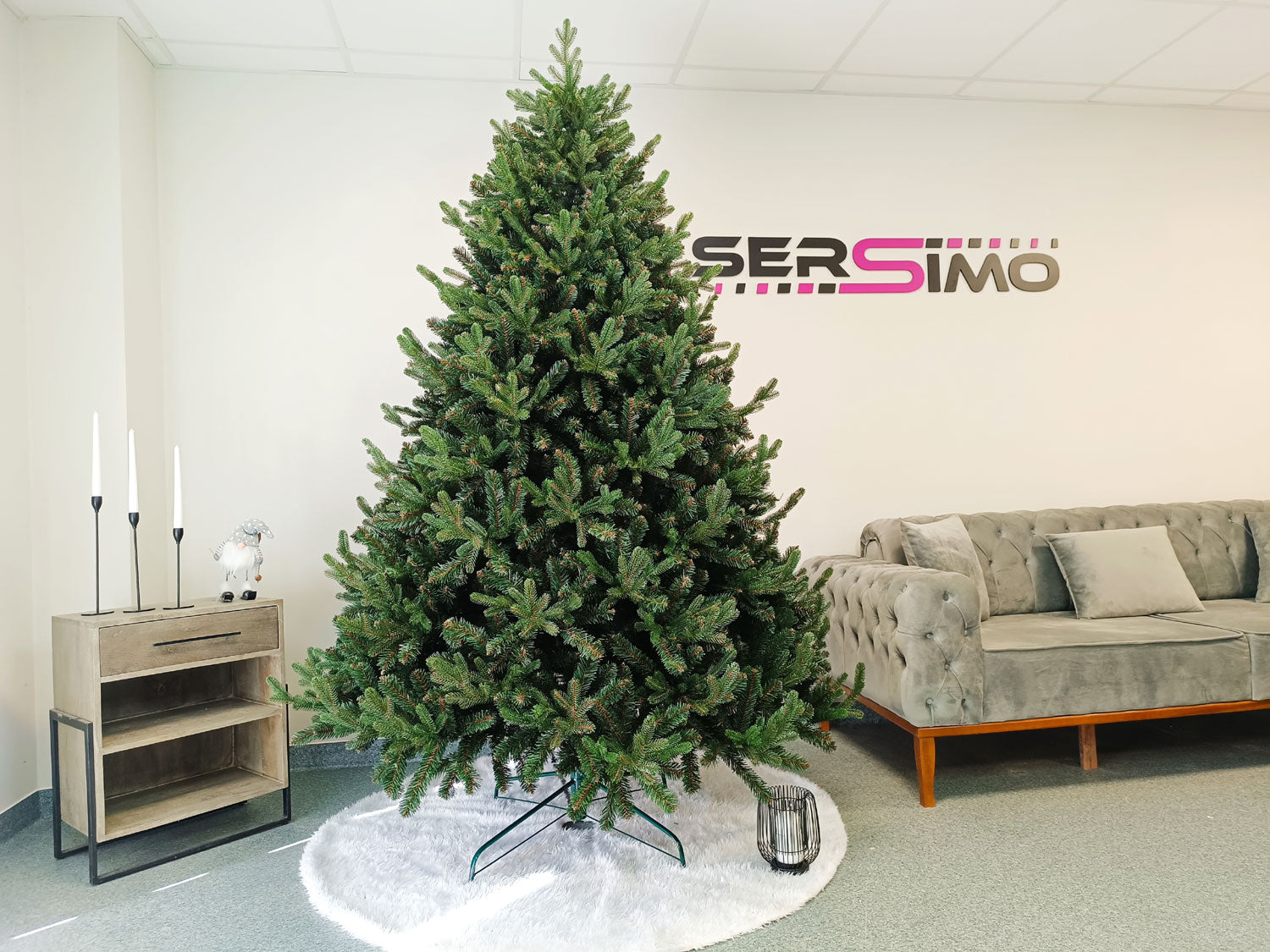 Brad artificial Christmas Deluxe by Sersimo, Royal Felara, 2D+3D, 230cm