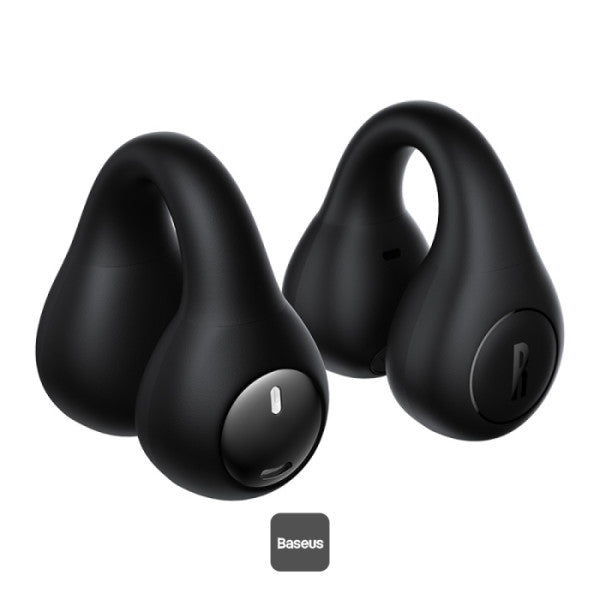 CASTI Baseus AirGo AS01 Open-Ear TWS, pt smartphone, wireless, bluetooth 5.3, microfon pe casca, 25 ore durata baterie, negru "A00069101113-00" (timbru verde 0.18 lei) - 6932172655396