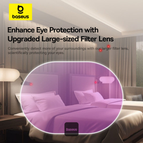 DETECTOR DE CAMERA Baseus Heyo Series II, include cablu alimentare USB la USB Type-C 0.3M, alb "L60476900211-00" - 6932172668419