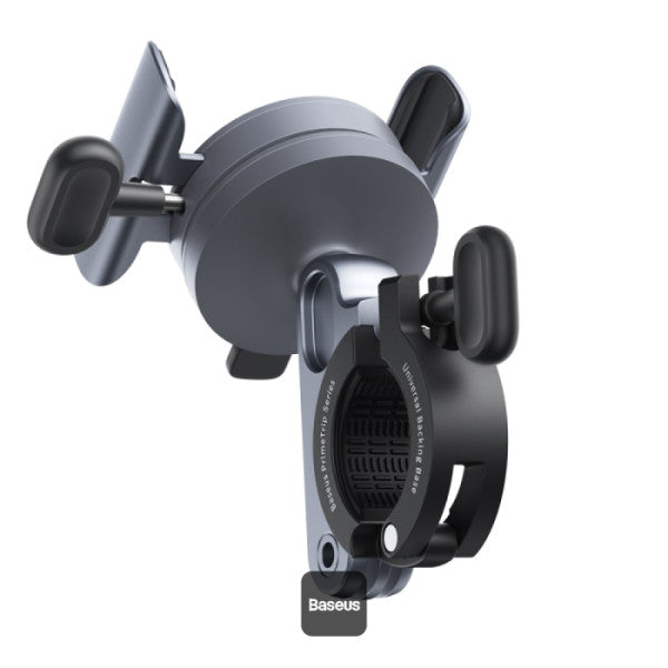 SUPORT bicicleta Baseus PrimeTrip pt SmartPhone, fixare de bare de diferite dimensiuni, metalic, negru "C40569000121-00" - 6932172661557