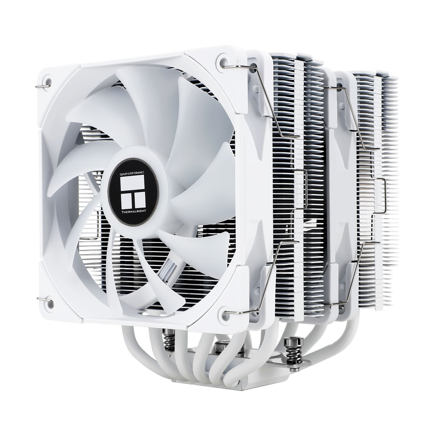 COOLER Thermalright "Peerless Assassin 120 White ARGB" dual tower ,skt. Intel si AMD, racire cu aer, vent. 2 x 120mm, 1550 rpm, 6 heatpipes, inaltime 157mm, ARGB,"Peerless Assassin 120 White ARGB"