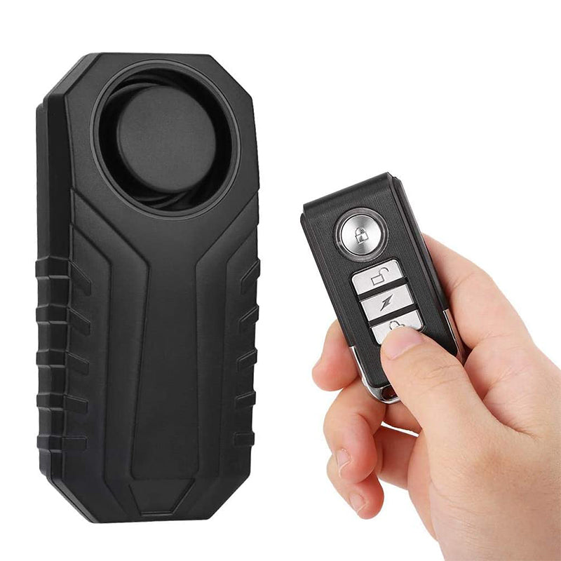 Alarma anti furt pentru biciclete si motociclete, senzor de vibratii, impermeabila, cu telecomanda, 113 db - 13