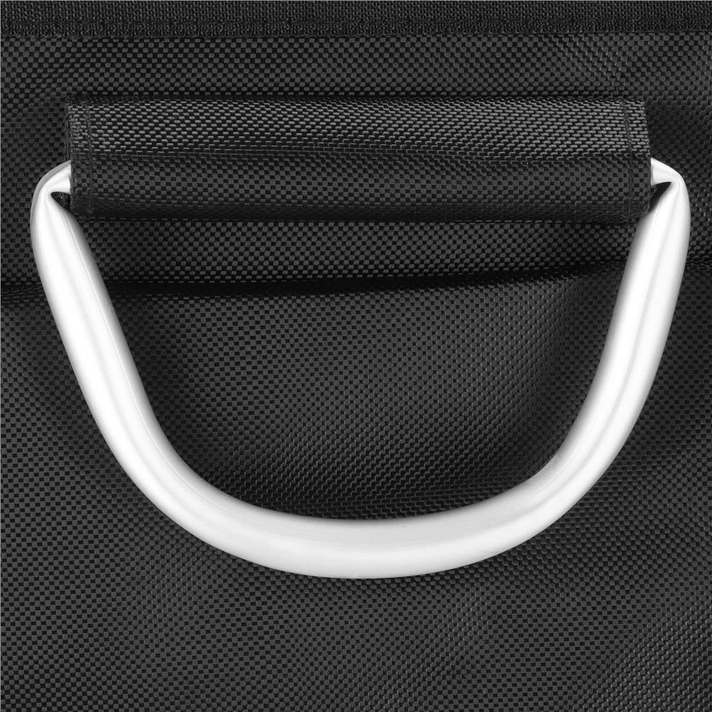 Organizator pentru portbagaj tip lada, cu buzunare laterale, pliabil, 30x58x33cm, negru
