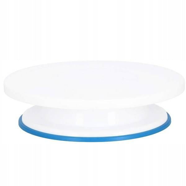 Set patiserie cu platou rotativ, 124 piese cu sabloane pentru ornarea prajiturilor