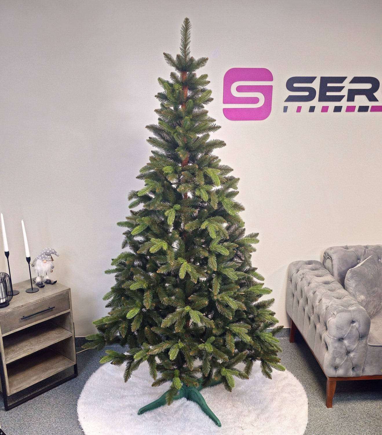 Brad artificial Christmas Deluxe by Sersimo, Victoria Special, 2D+3D, 220cm