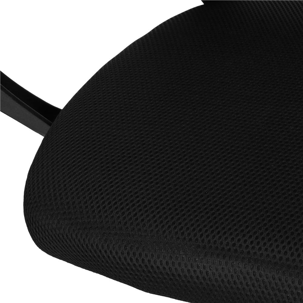 Scaun birou reglabil, ergonomic, cu brate, 87-96x54x59 cm, negru